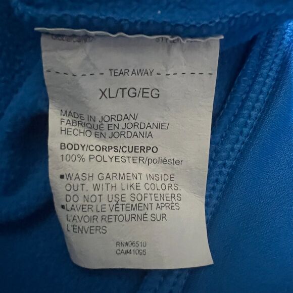 Under Armour Men’s XL ColdGear Blue Hoodie Loose Fit Poly Fleece Pullover - Picture 4 of 4